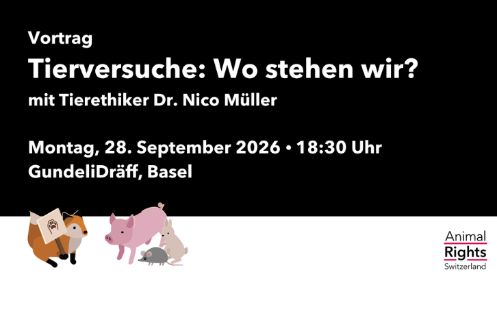 Vortrag Tierversuche: Wo stehen wir?